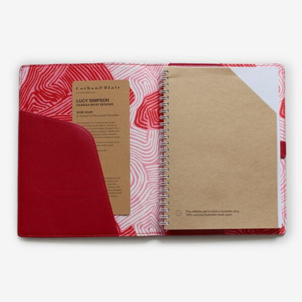Refillable Journal | Red | Lucy Simpson