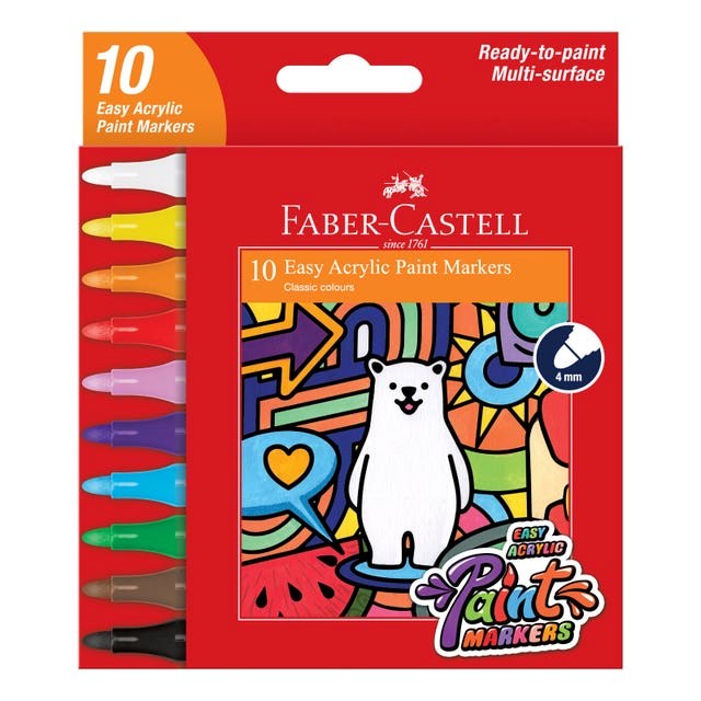 Paint Markers | Set of 10 | Faber-Castell