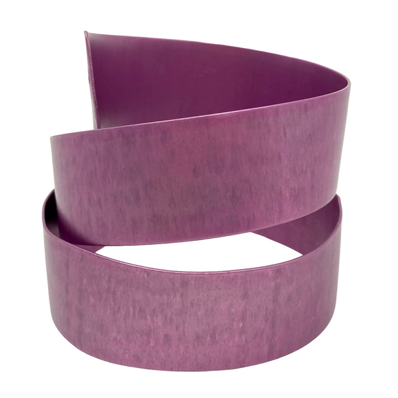 Bracelet | double circle | aluminium | purples & pinks