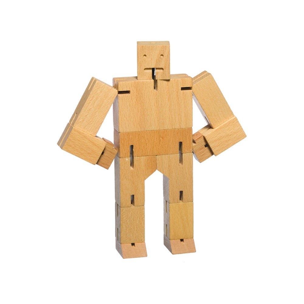Cubebot | Micro natural | wooden robot