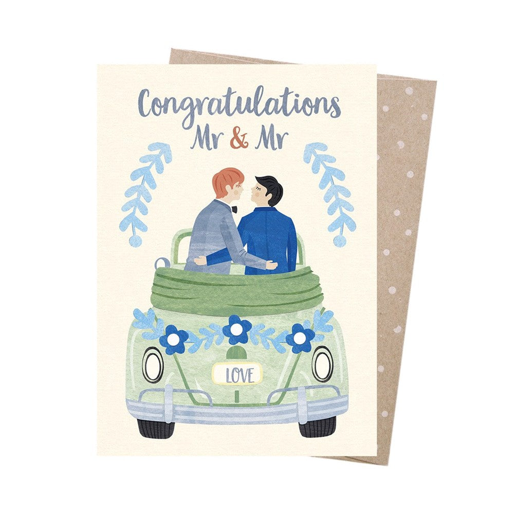 Greeting card | groom's honeymoon | wedding