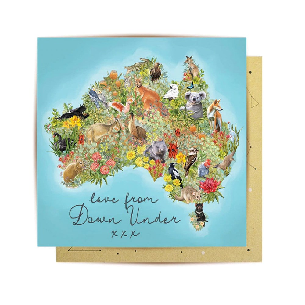 Greeting card | Love from down under | All occasions