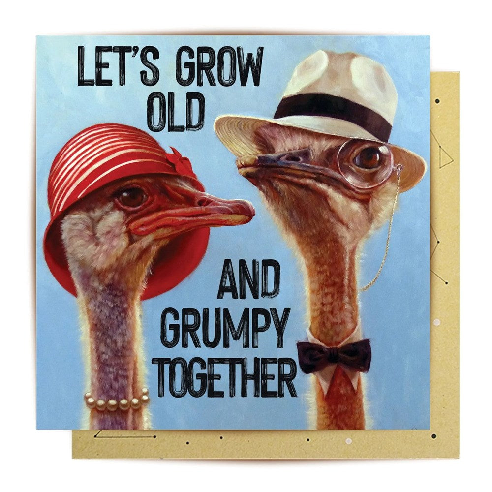Greeting Card | Ostrich Couple | All occasions