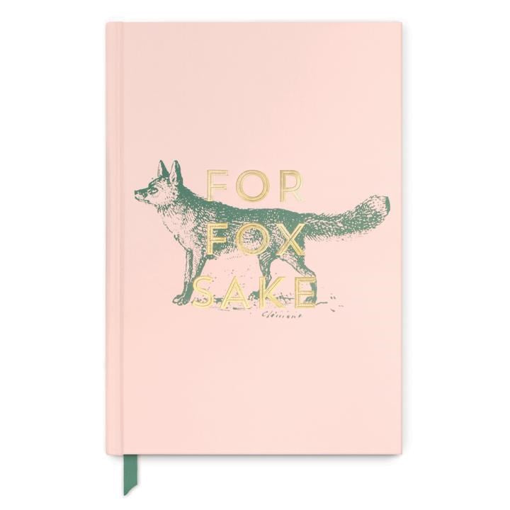 Hard cover notebook | For fox sake | pink