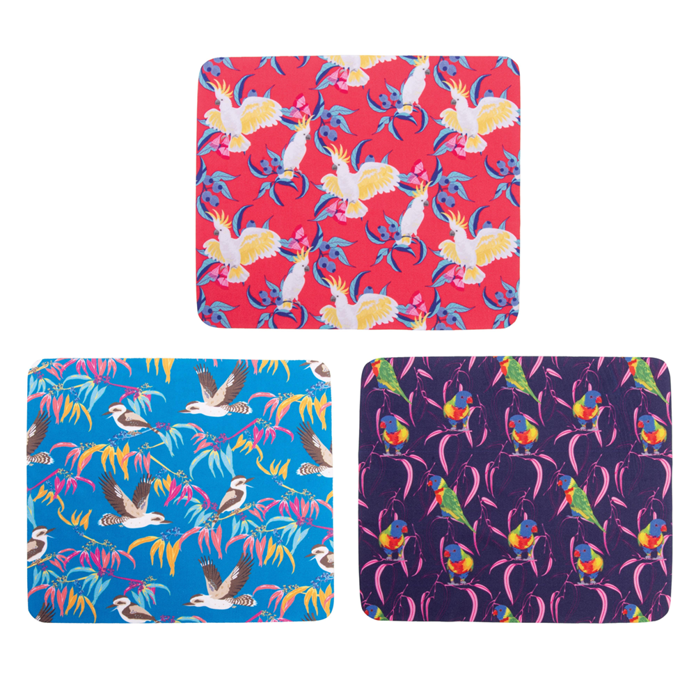 Microfibre cleaning cloth | Australian birds
