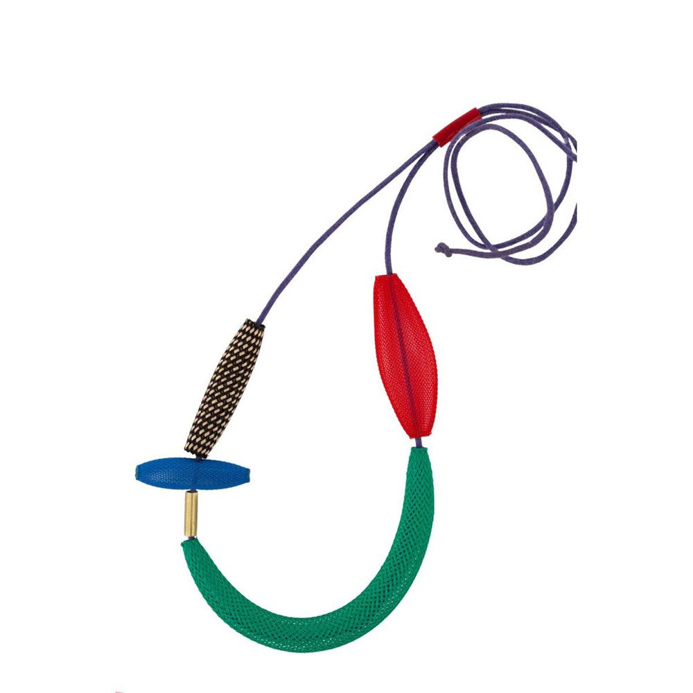 Necklace | Varied Mesh | Dark Green | Sophia Emmett