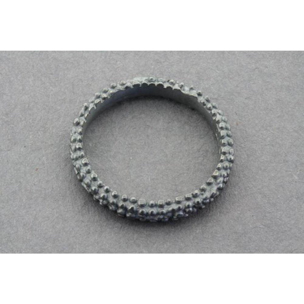 Ring | Fine Organic Band | Oxidised