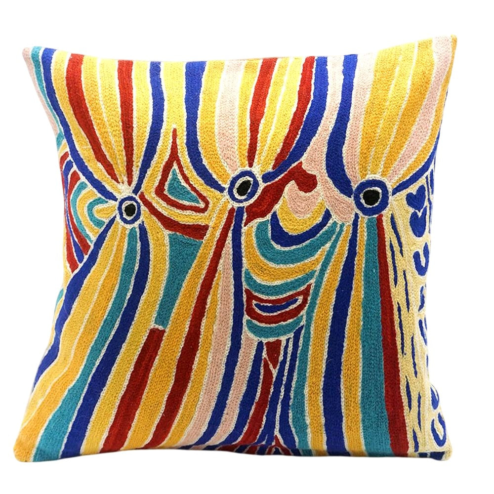 Cushion Cover | Wakirlpirri Jukurrpa by Liddy Napanangka Walker