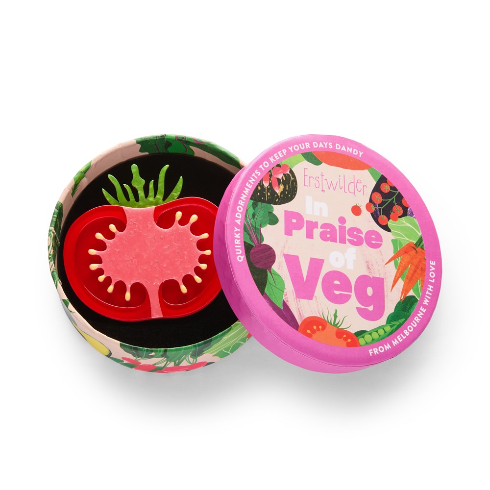 Brooch | Tomato Time | Erstwilder