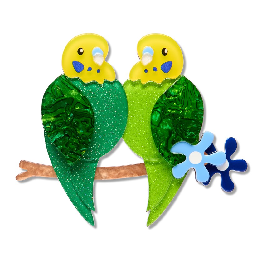 Brooch | Best Budgies | Erstwilder
