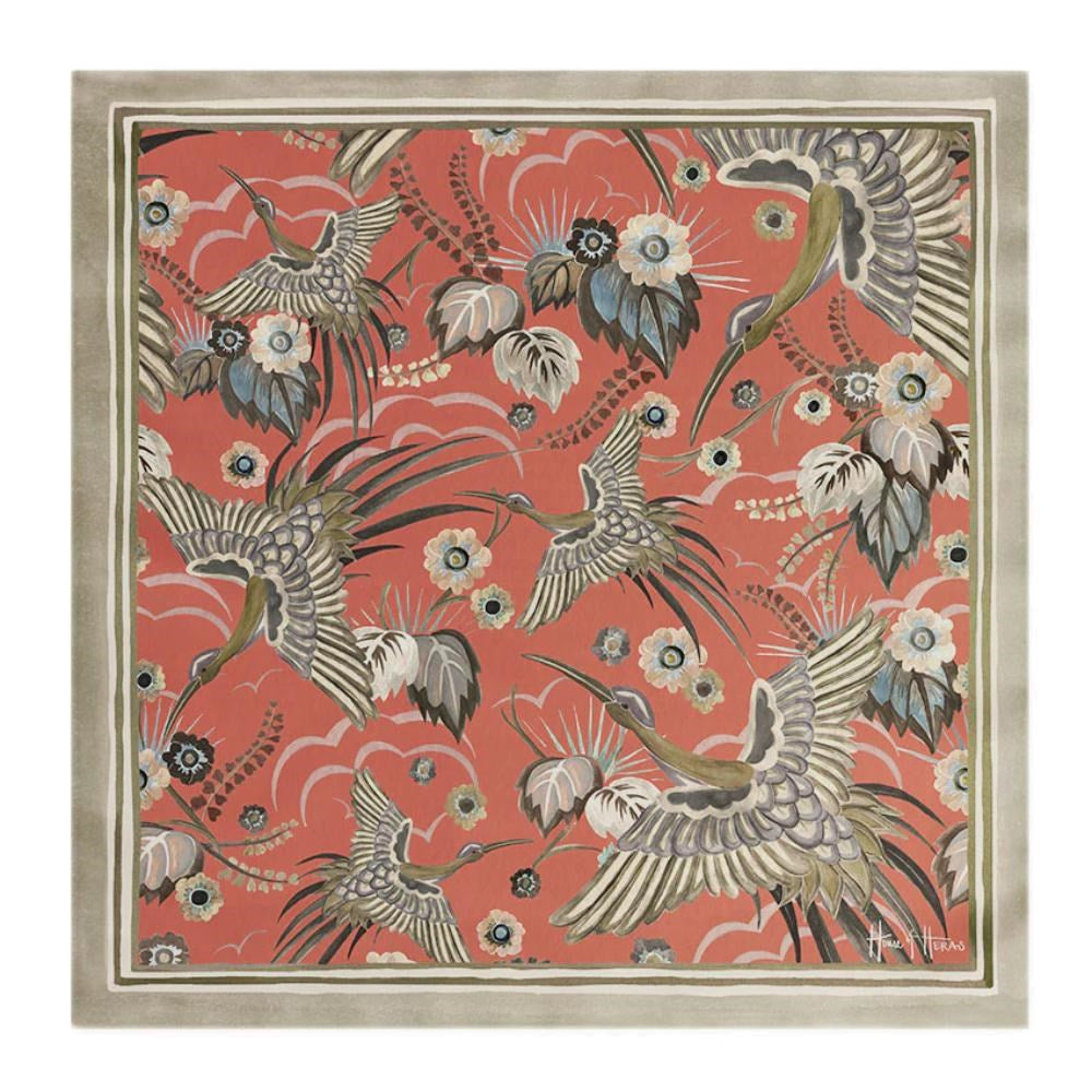 Scarf Silk | 65 x 65cm | Bird of Paradise | House of Heras