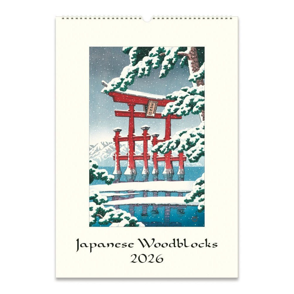 2026 Calendar | Japanese woodblock | wall