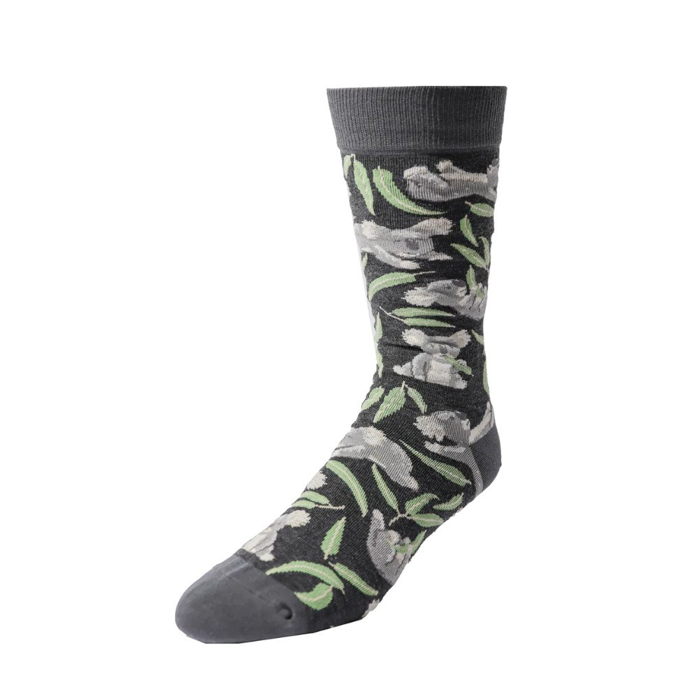 Socks | Koala in Gum Leaves | Adult Sizes 7-12.5