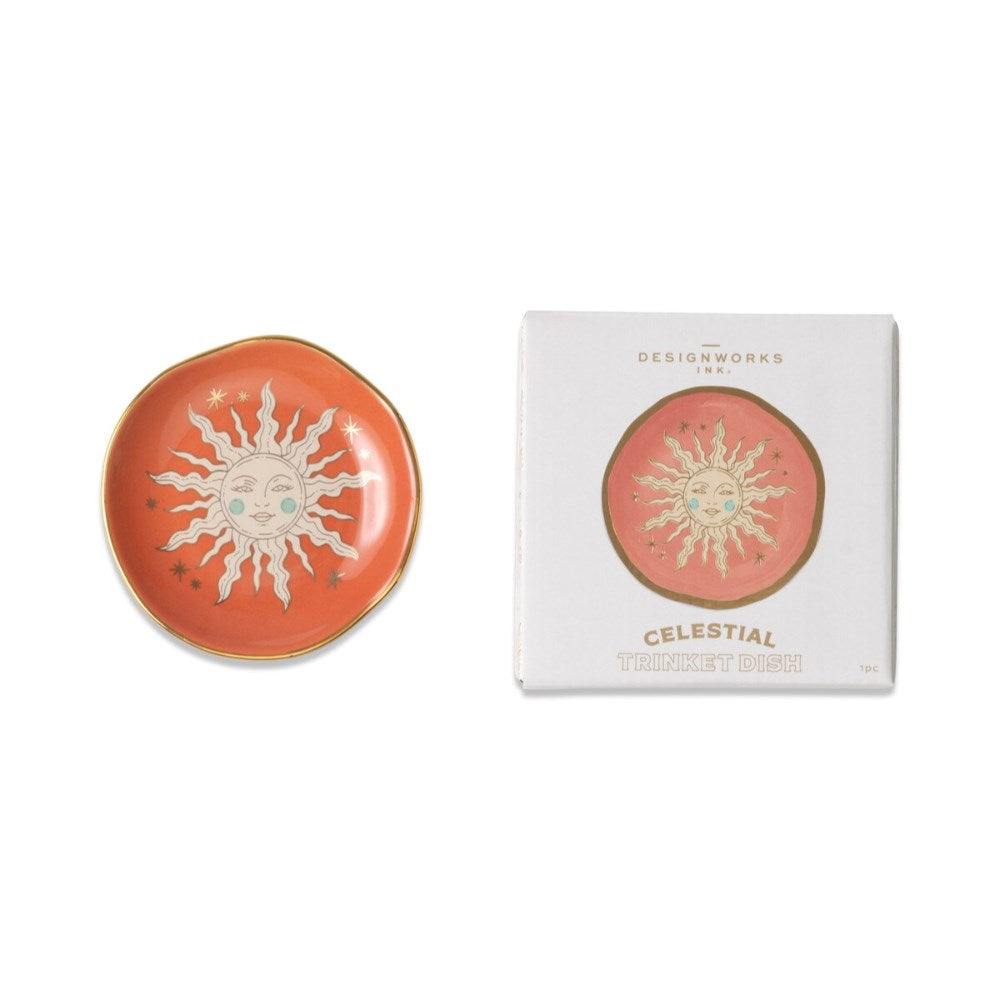 Dish | Celestial sun | peach