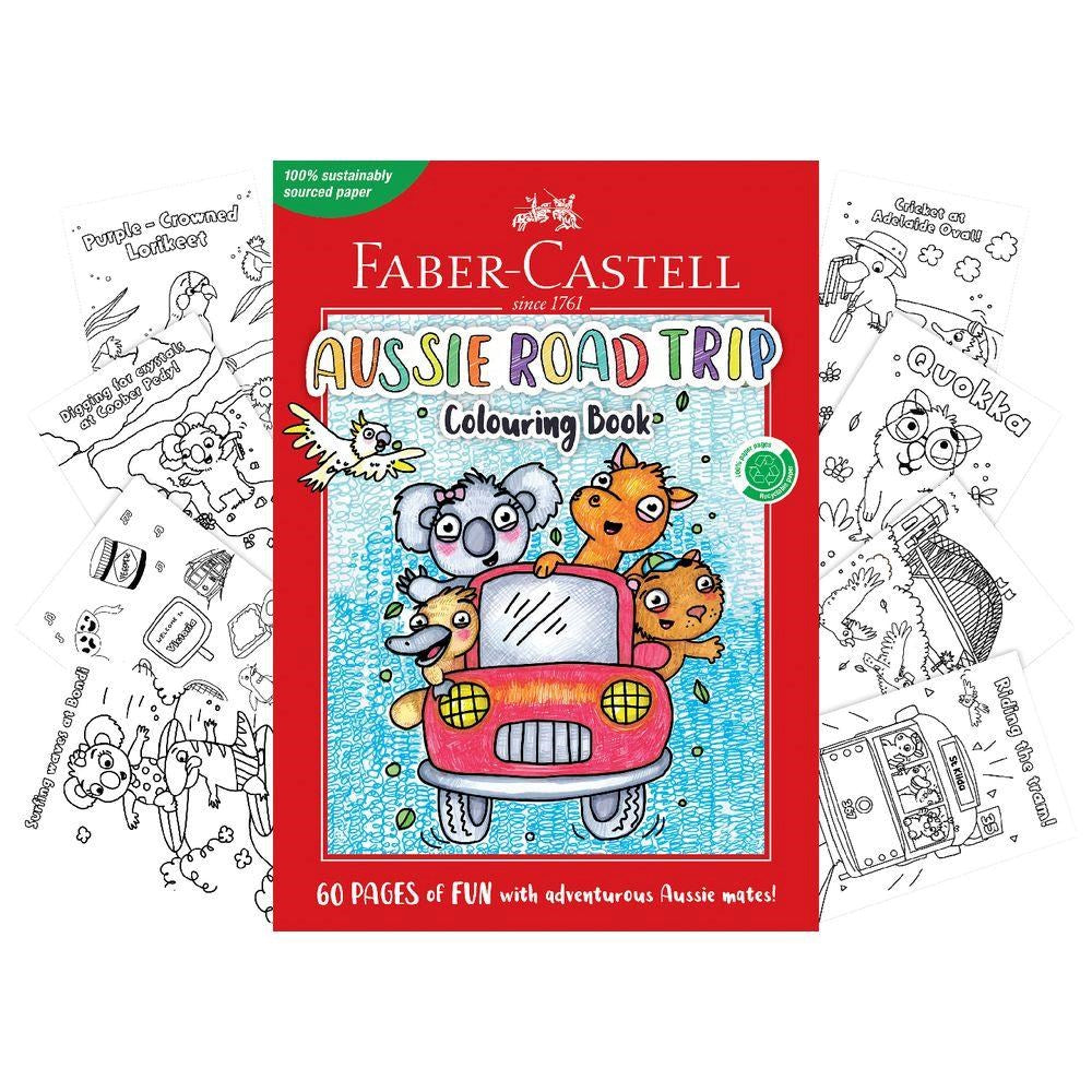 Colouring Book | Aussie Road Trip | Faber-Castell