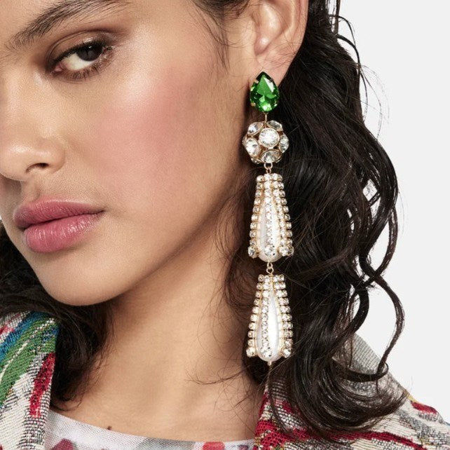 Earrings | Red Heart Pearl l | Romance Was Born