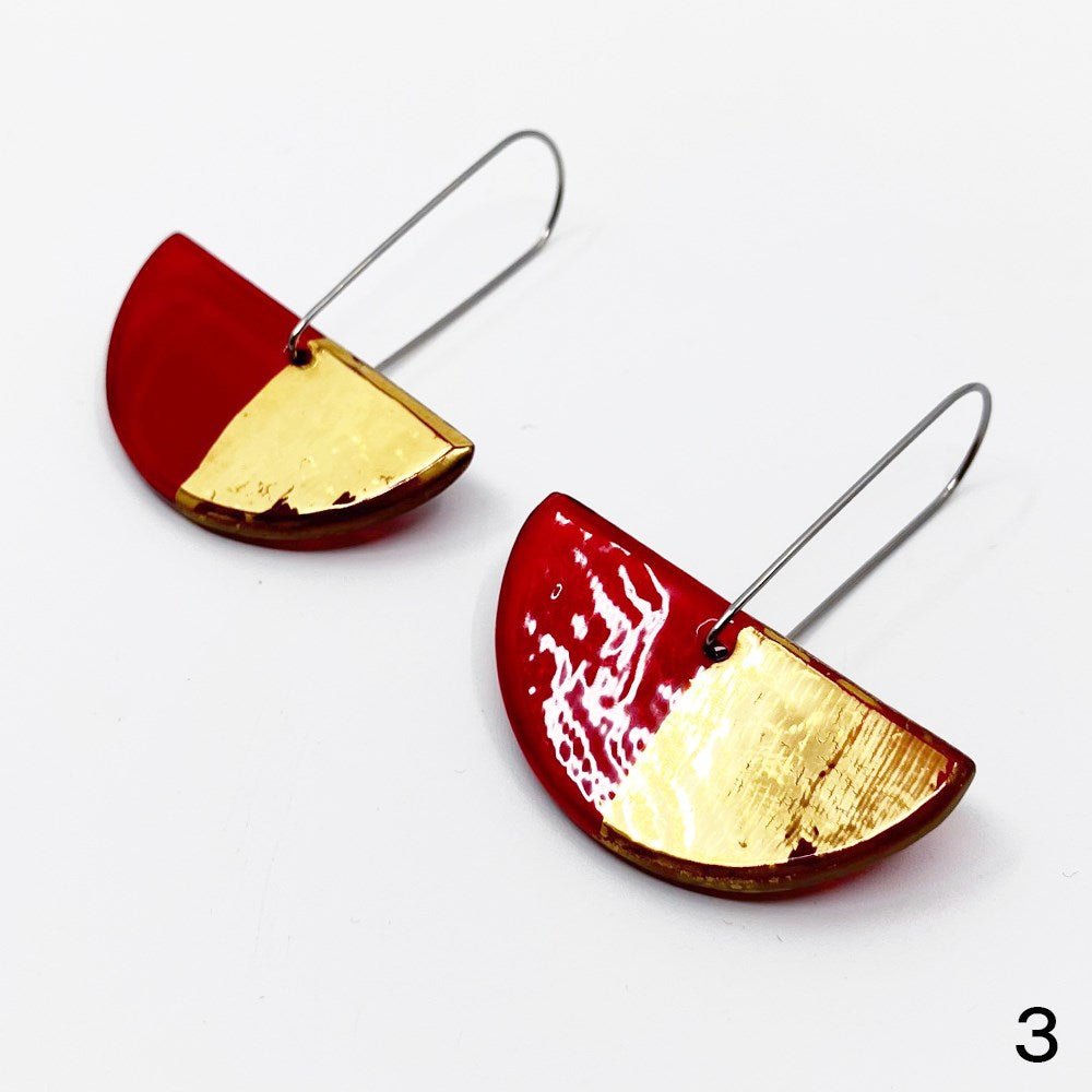Earrings | Half moon | Lisa Cahill
