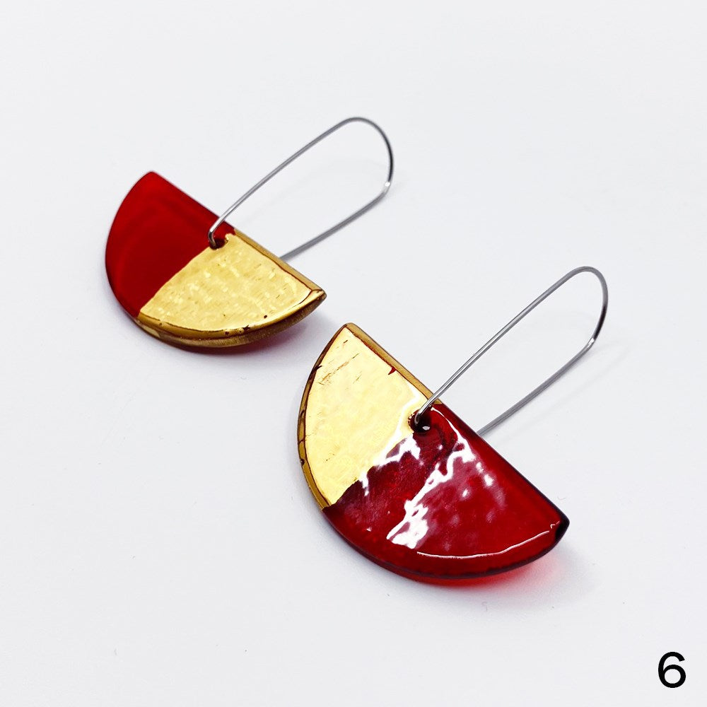 Earrings | Half moon | Lisa Cahill