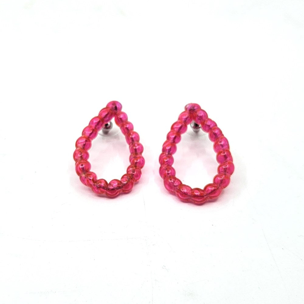 Earrings | Bubble Stud | Pink | Kath Inglis