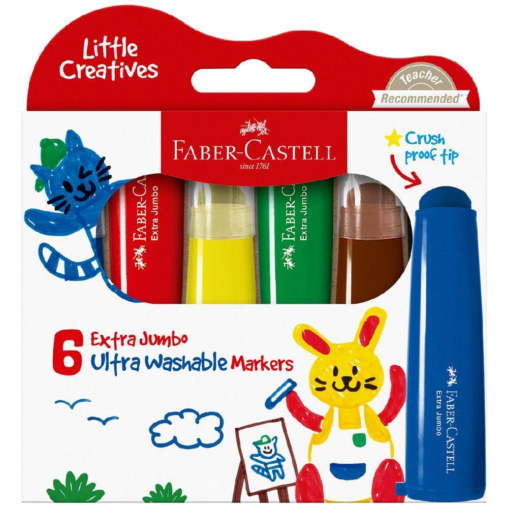 Markers | Extra Jumbo Washable | Faber-Castell
