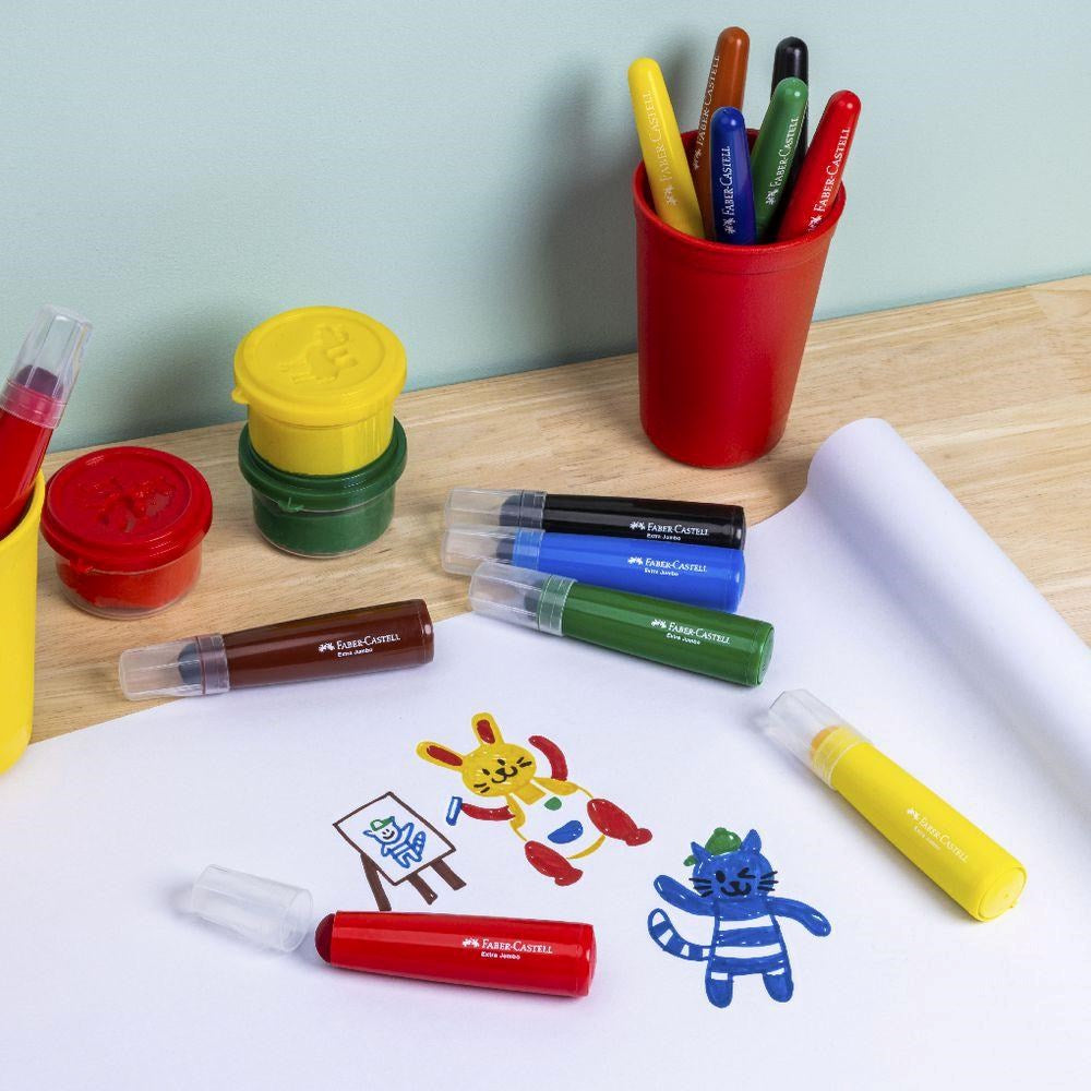 Markers | Extra Jumbo Washable | Faber-Castell