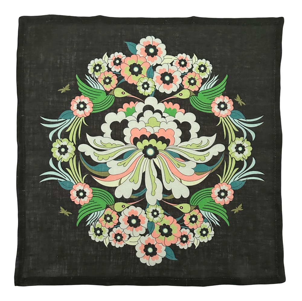 Napkin Set | Hummingbird Meadow | Linen | set of 4