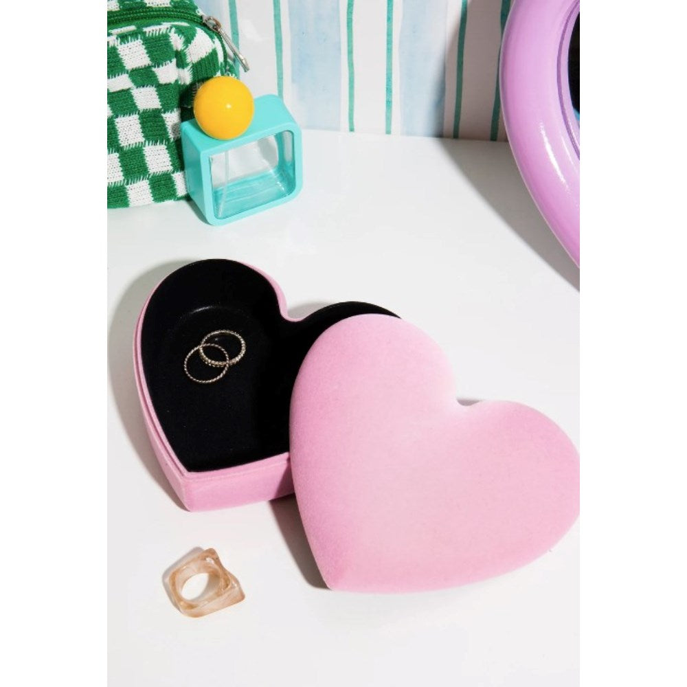 Jewellery Box | Velvet | Heart