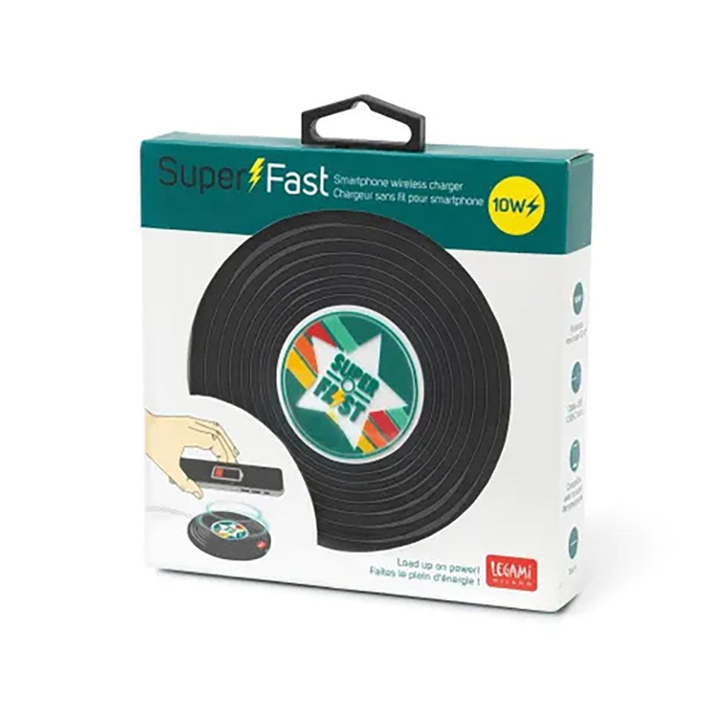 Wireless phone charger | Vinyl record | super fast