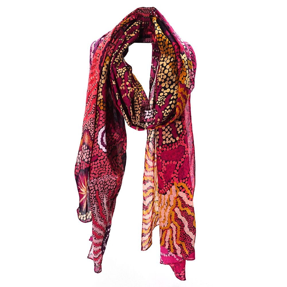 Scarf | Cotton | Damien and Yilpi Marks |