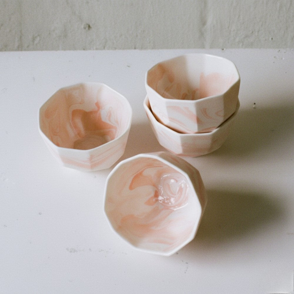Gem cup | Marbled porcelain | Milly Dent