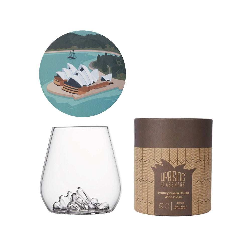 Glass | Sydney Opera House | Single wine glass