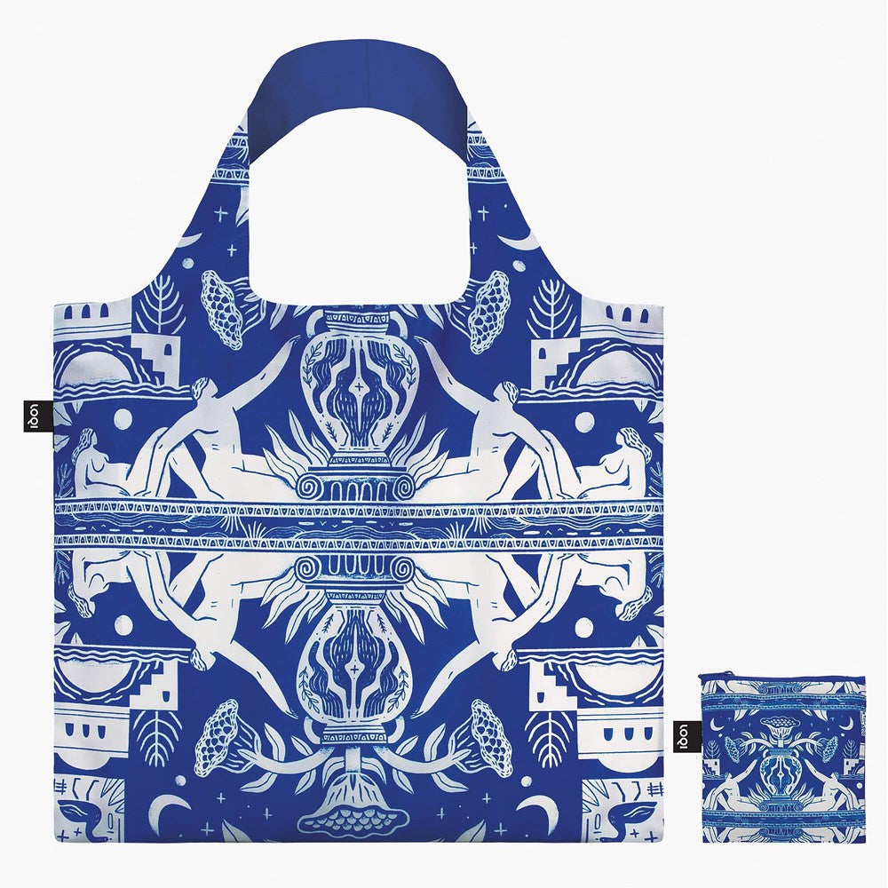 Reusable bag | Looking up by Mark Conlan | blue | LOQI