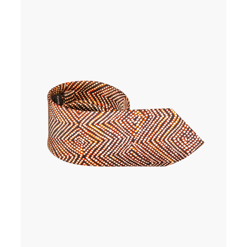 Tie | Silk | Walka Wiru by Phyllis Donegan | One of Twelve