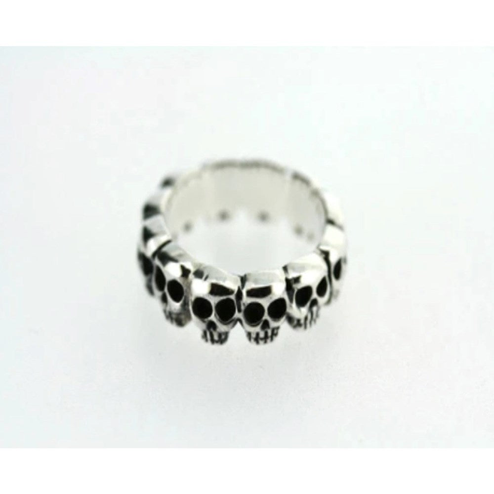 Ring | Multi Skull Ring | Silver