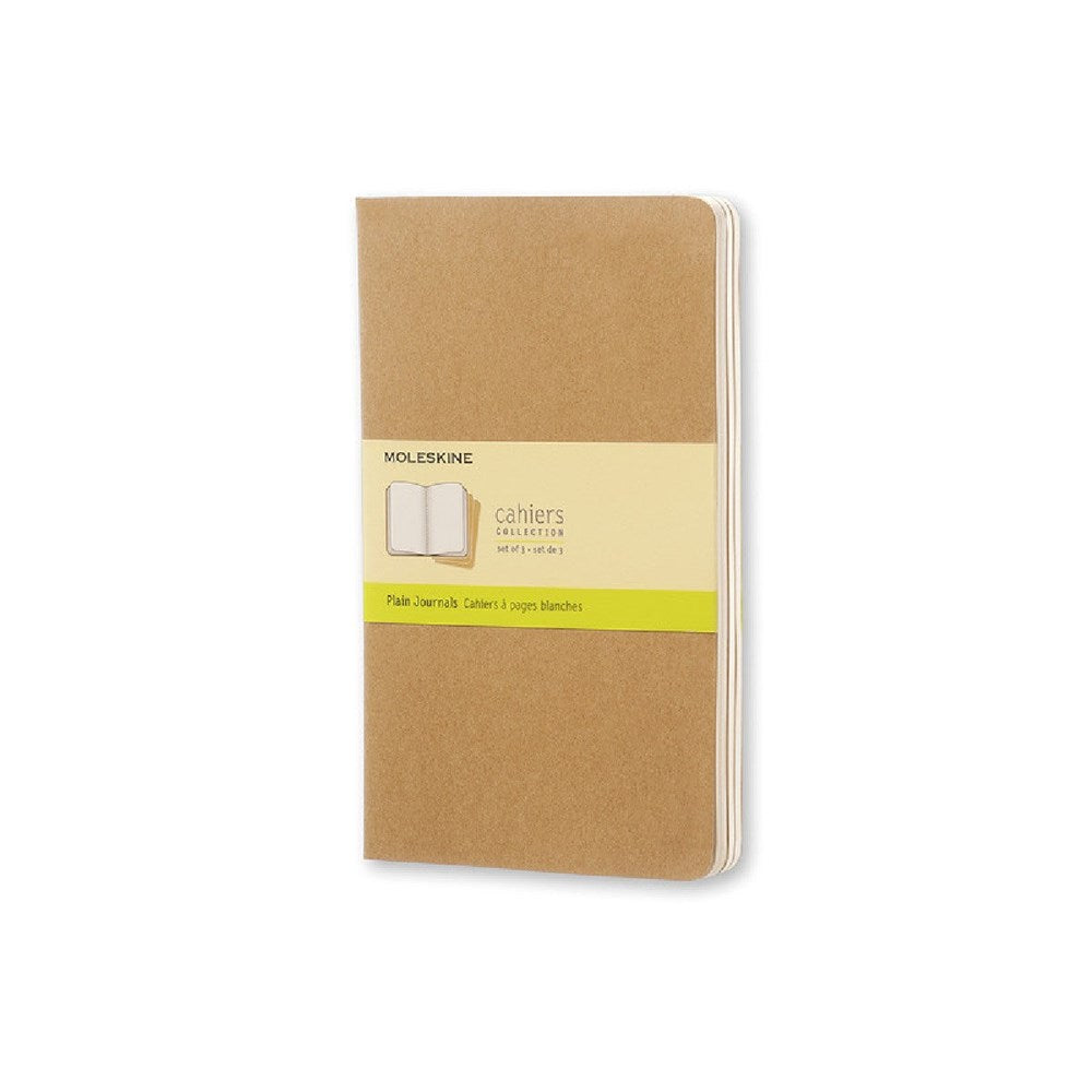 Softcover notebook set | Moleskine Cahier | plain | large