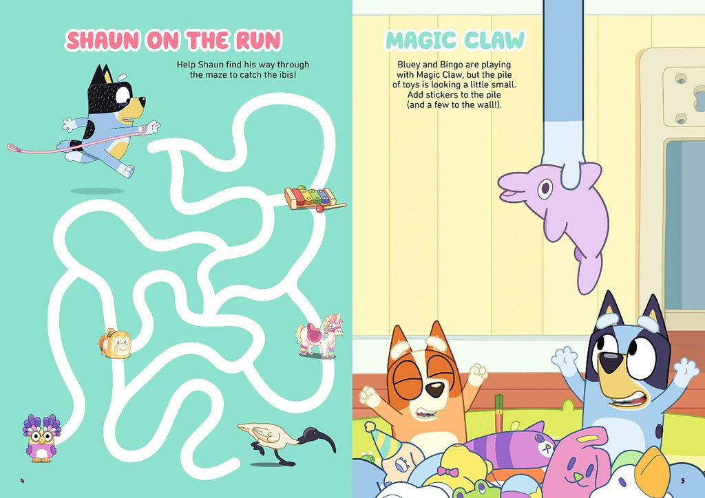Bluey: Time to Play! Sticker Activity Book | Author: ABC KIDS
