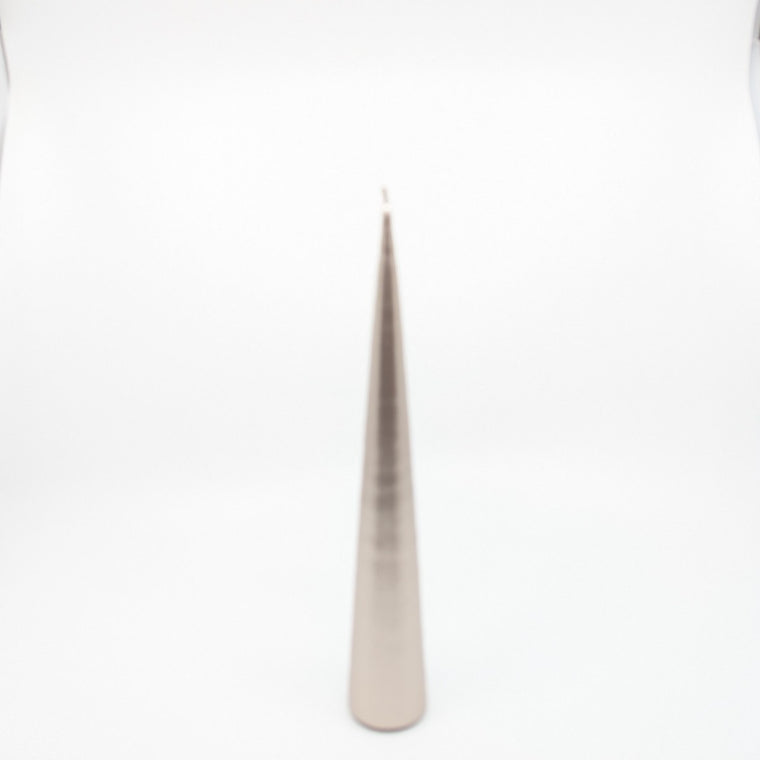 Cone candle | Ester & Erik | metallic | 22cm