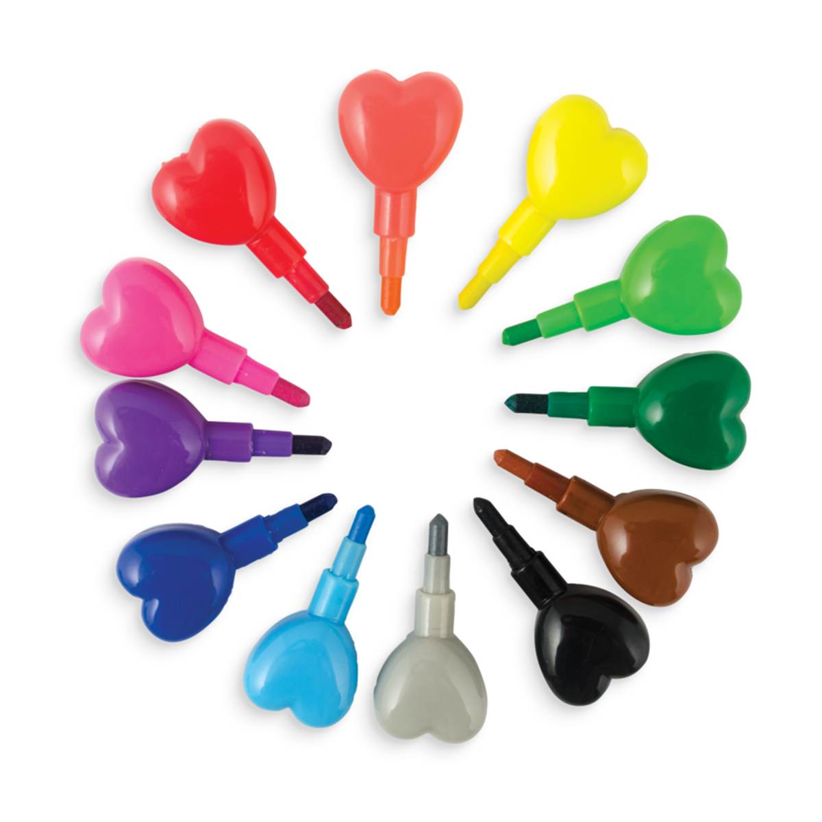 Crayons | Heart stack