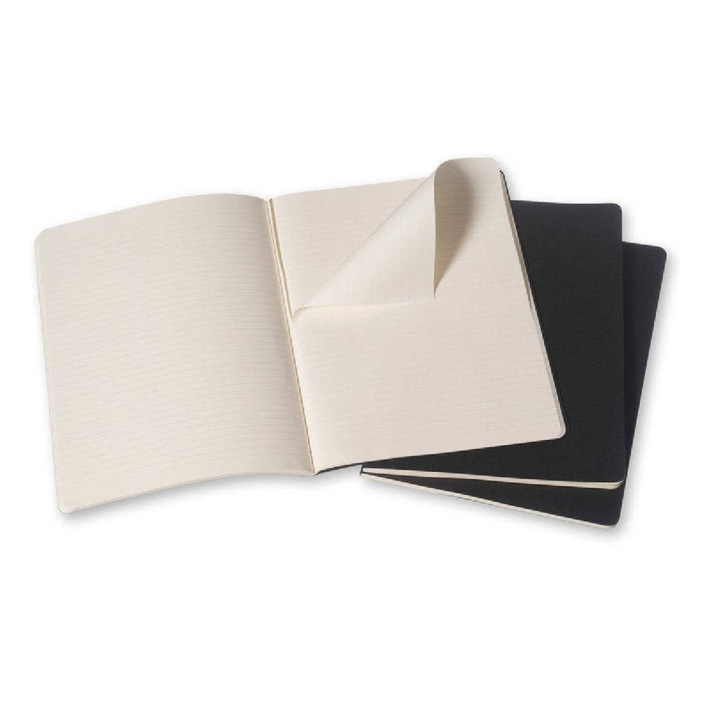Softcover notebook set | Moleskine Cahier | ruled | extra large