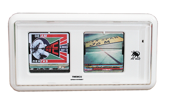 Flip Clock | Model #1 | Mr Wolf | Black