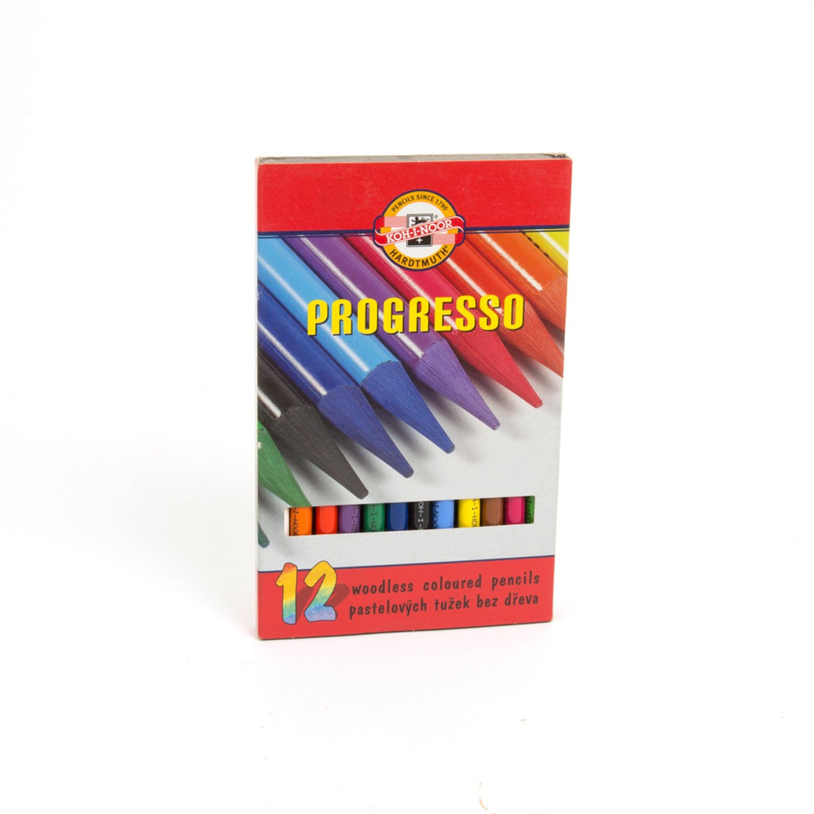 Coloured pencils | woodless | progresso | set of 12