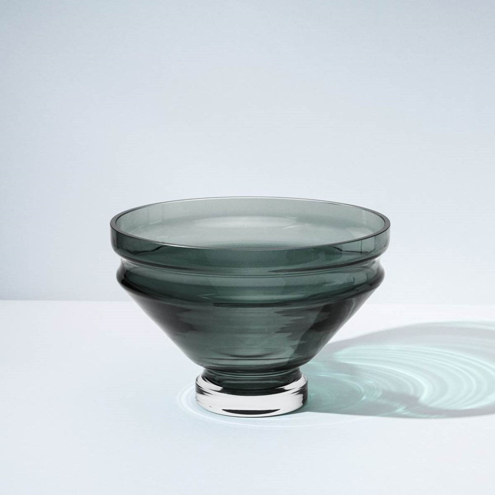 Bowl | glass | Raawii Relae | large | cool grey