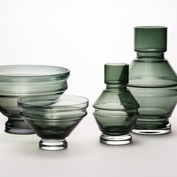 Bowl | glass | Raawii Relae | small | cool grey