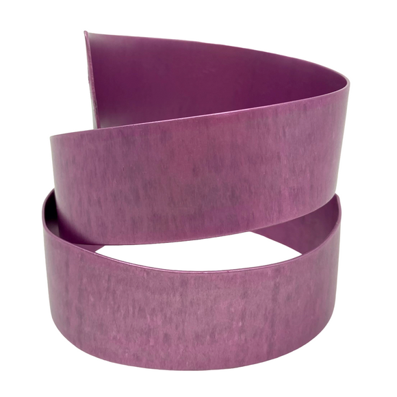 Bracelet | double circle | aluminium | purple