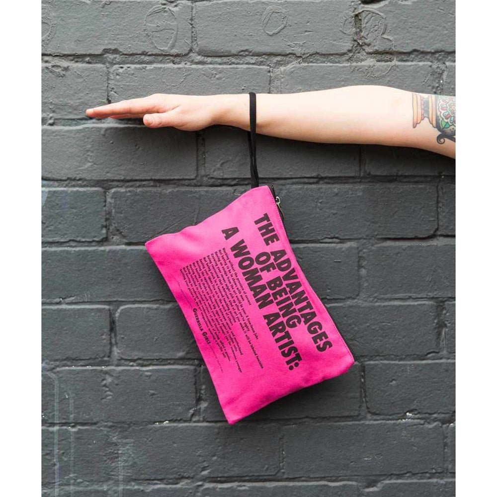 Clutch Bag | Advantages of Being a Woman Artist | Guerrilla Girls