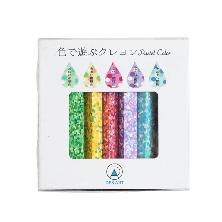 Crayon set | pastel colours | set of 5