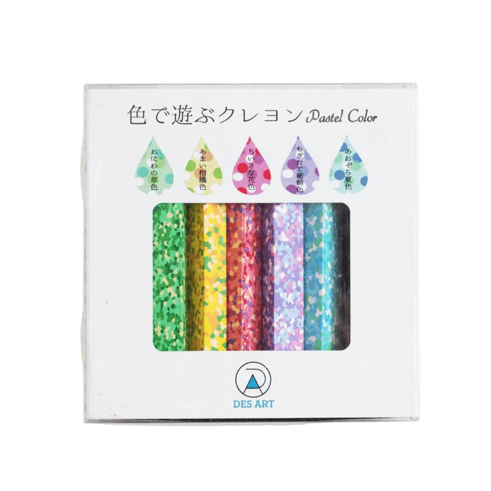 Crayon set | pastel colours | set of 5