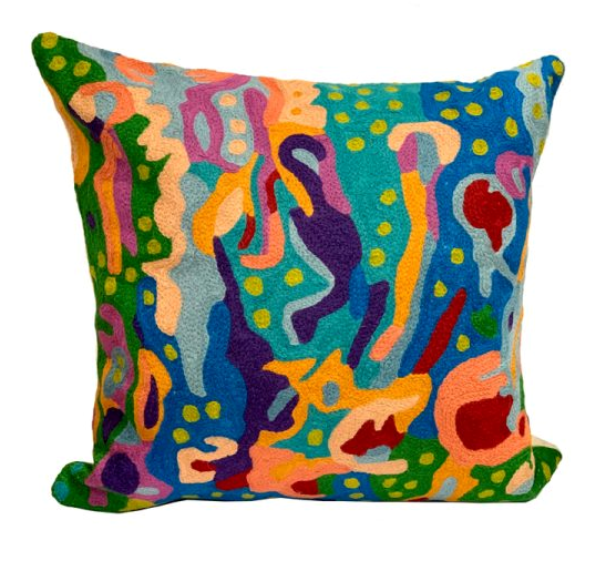 Cushion cover | Wool 40cm | Stephen Jupurrula Nelson | Multicoloured