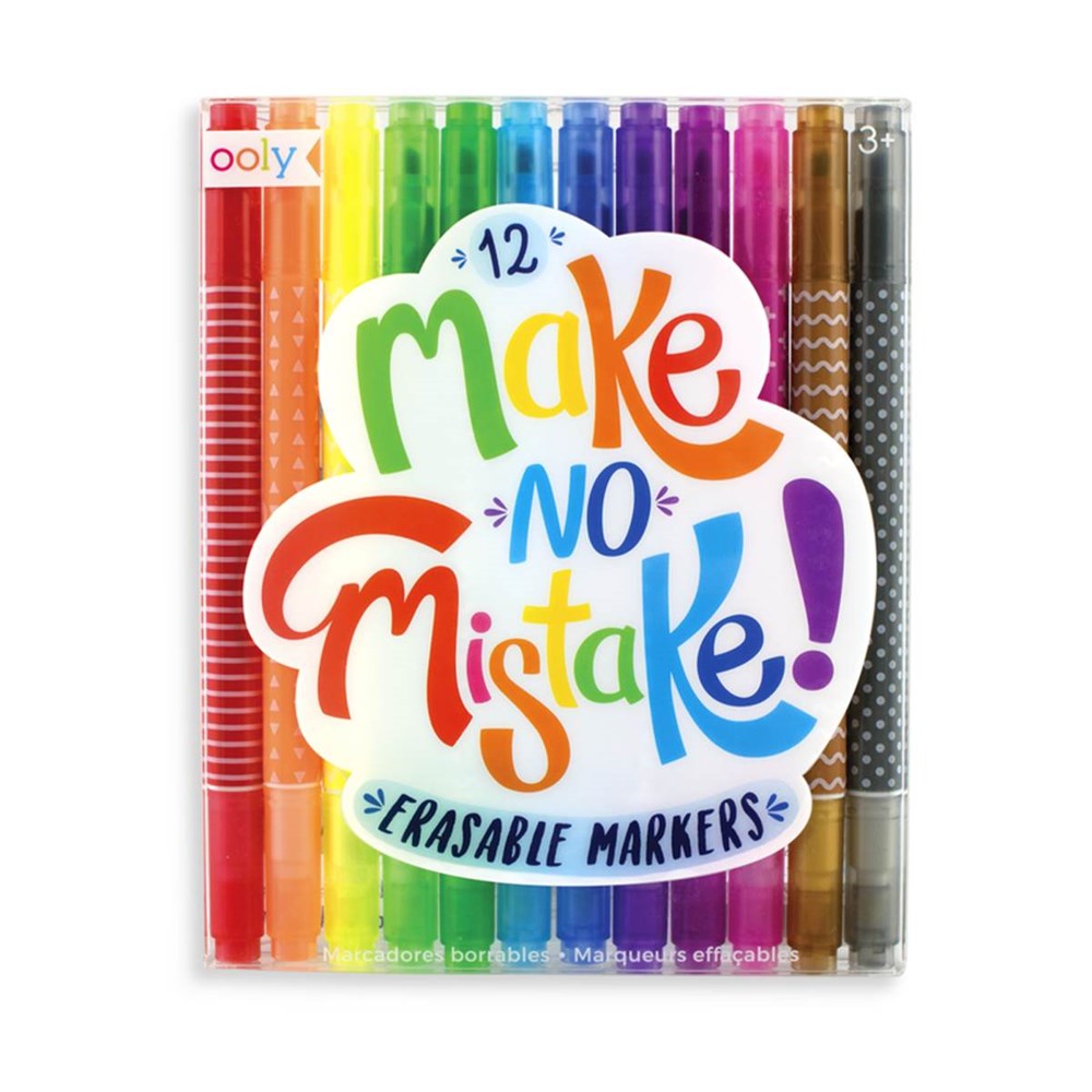 Erasable Markers | Make No Mistake | Set of 12
