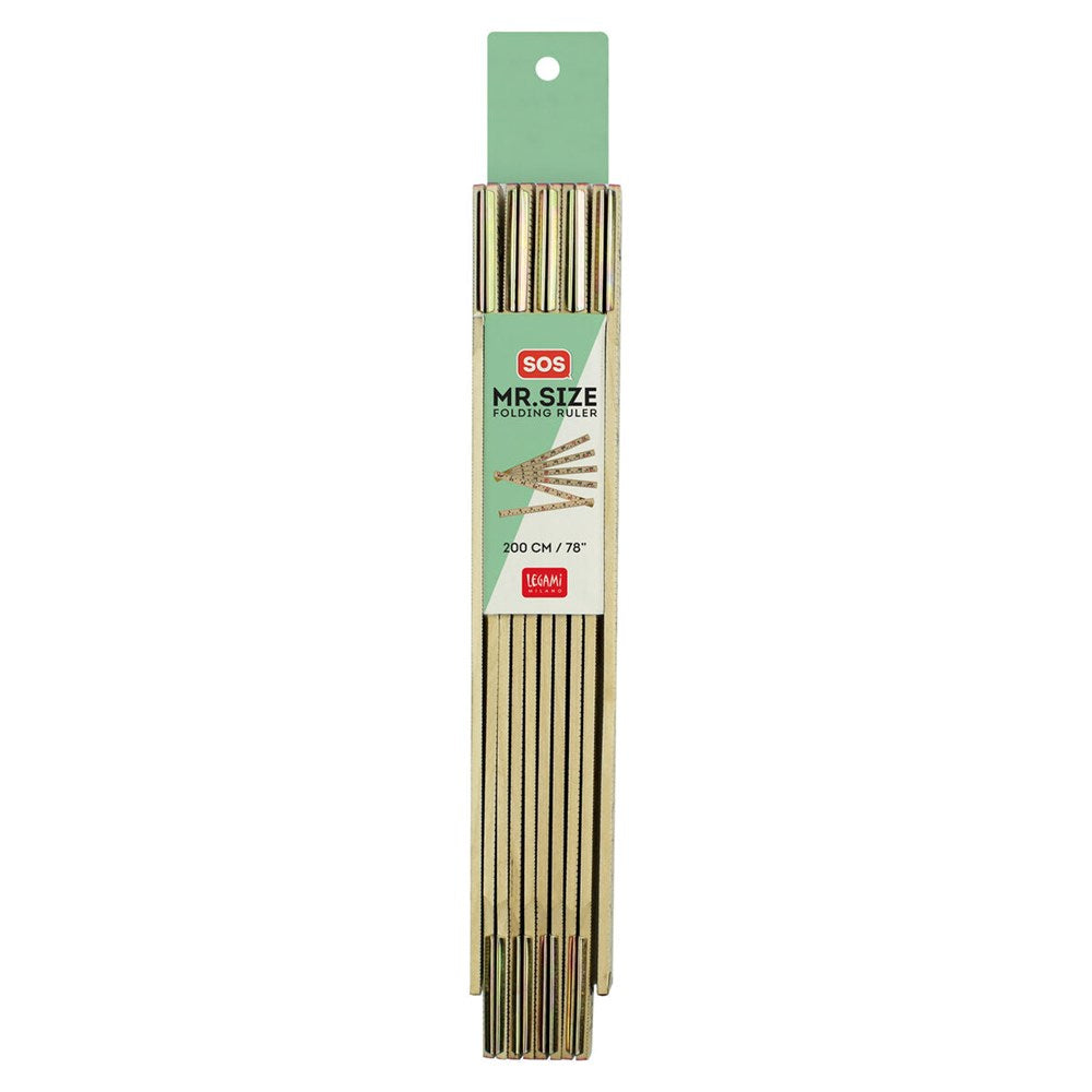 Folding Ruler | Beech Wood | 2m